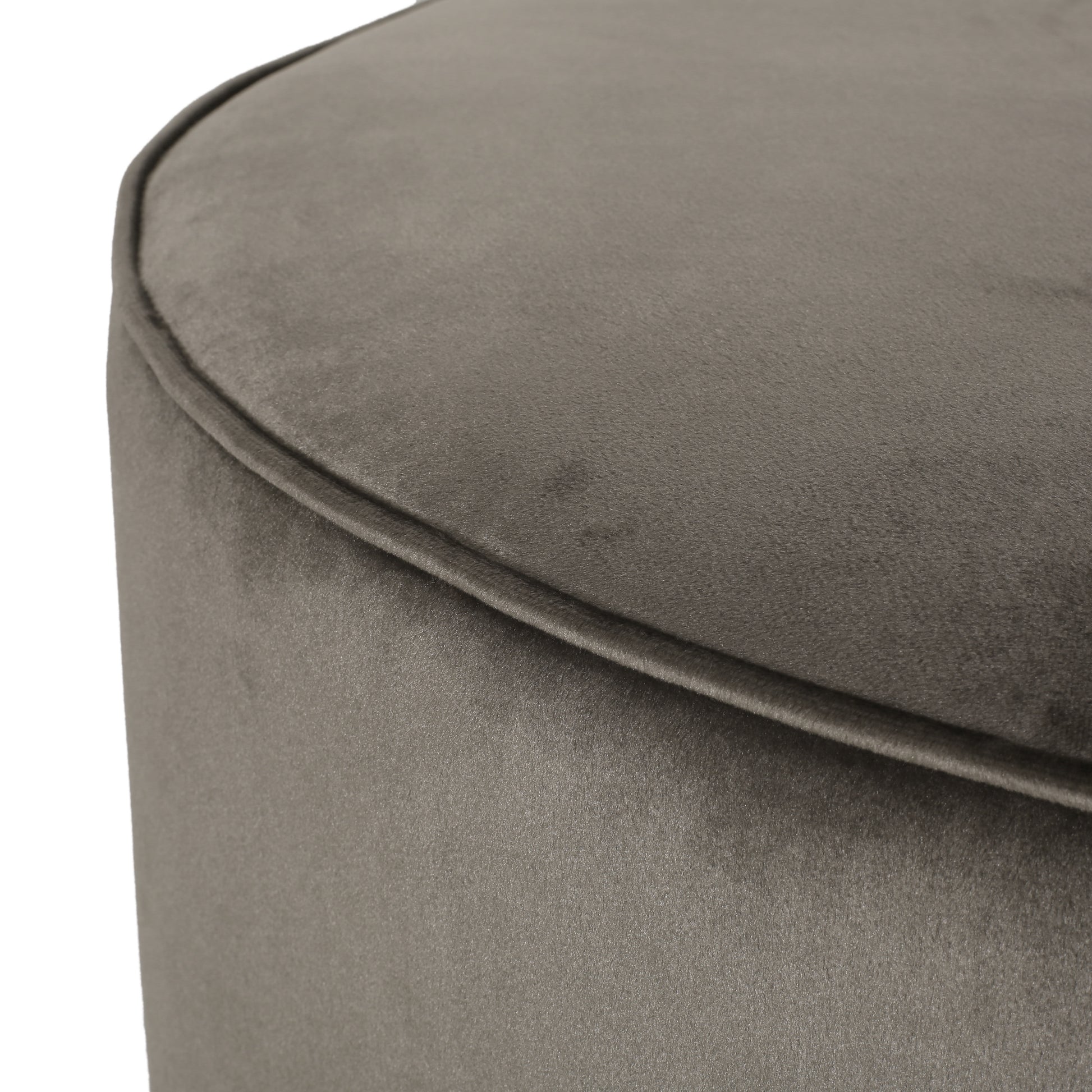 Swivel Ottoman Grey Altay Velvet