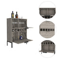 Rowan Bar Cabinet, Six Built In Wine Rack, Double