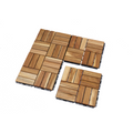 10 Pcs Interlocking Deck Tiles Checker Pattern, 12