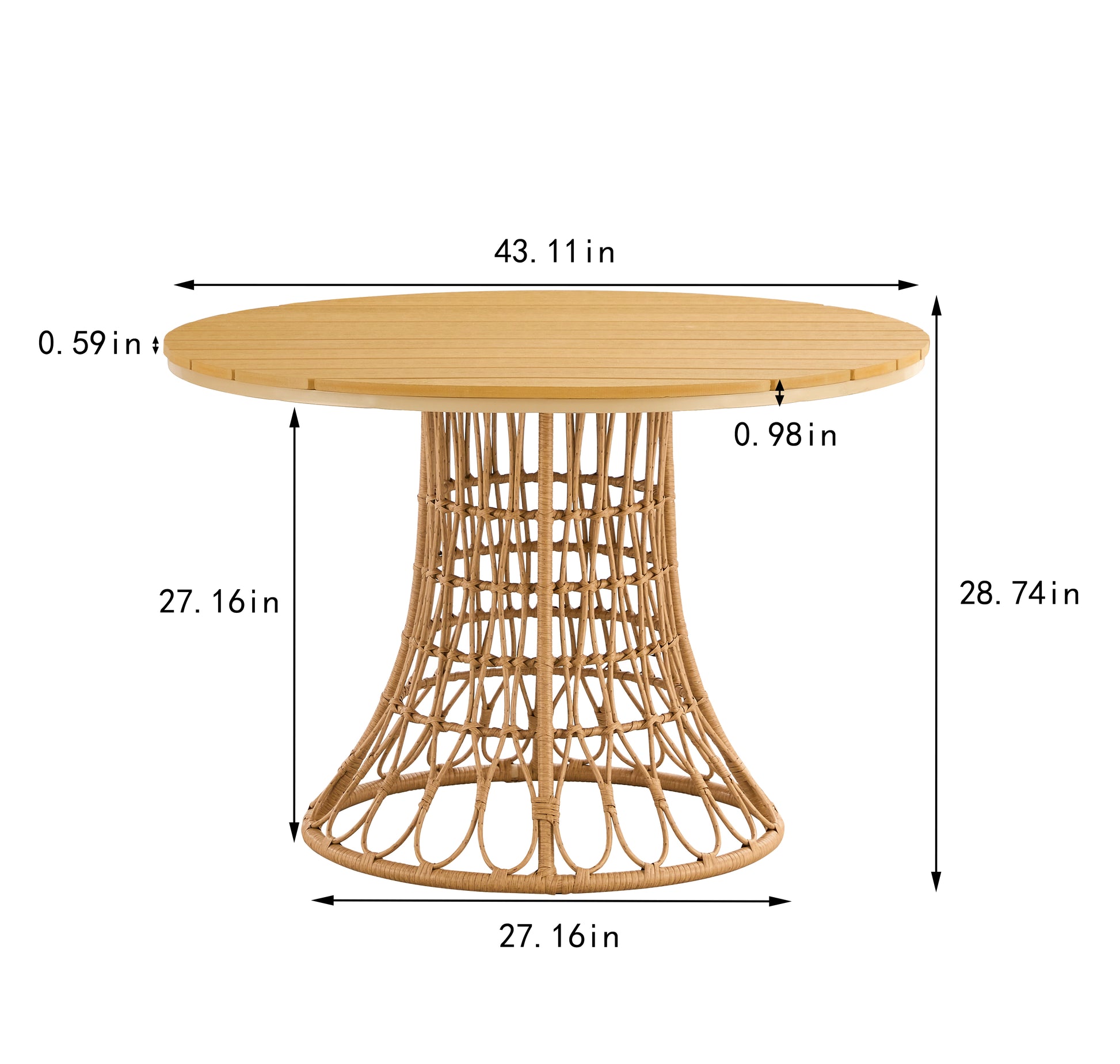 Wood Table & Chair Set For Modern Living Spaces,One Table,Four Chairs Set Wood Wood Fabric