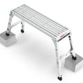 Aluminum Work Platform Large Size Step Stool Folding Portable Work Bench 40