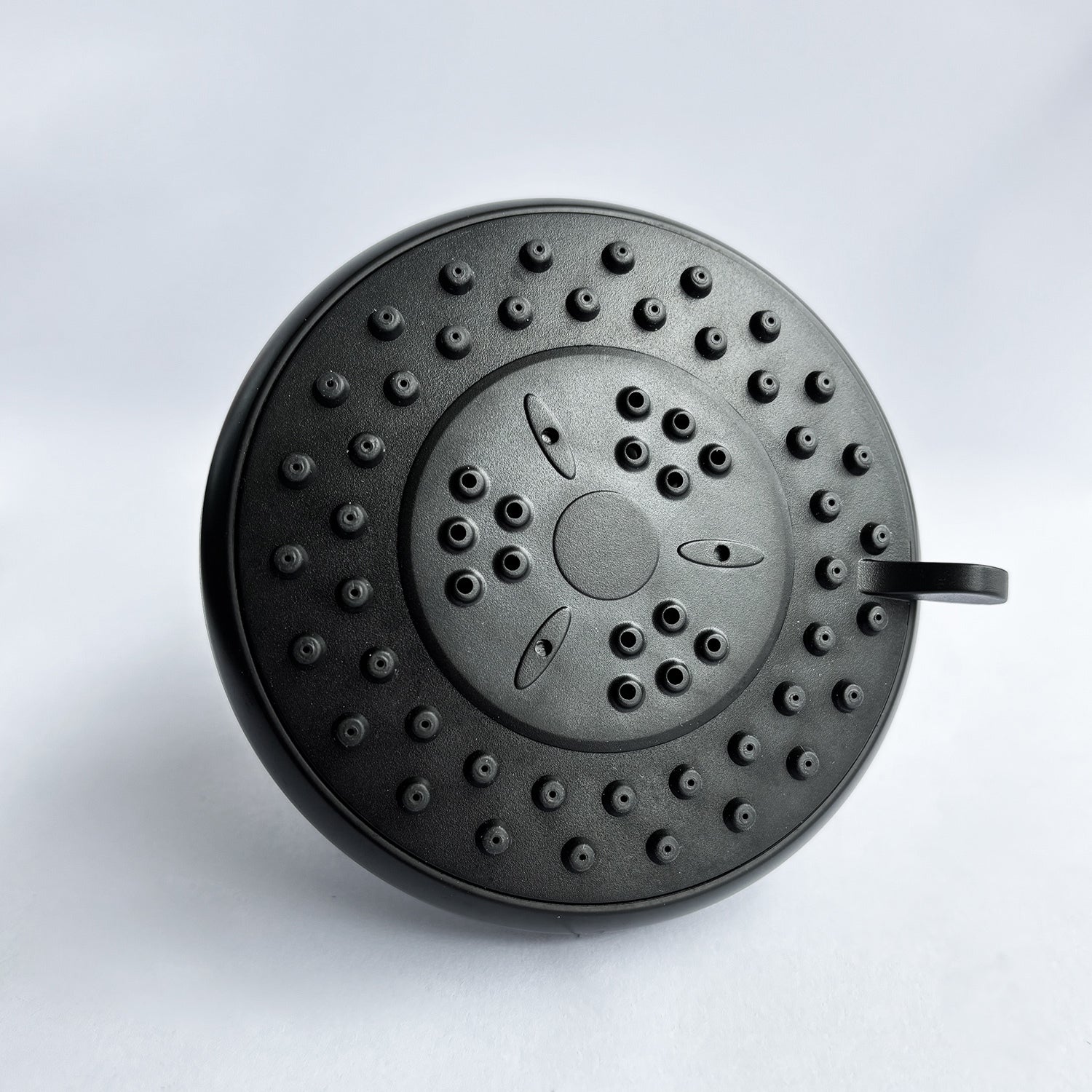 High Pressure Rain Shower Head With 3 Spray Modes, 4 matte black-abs