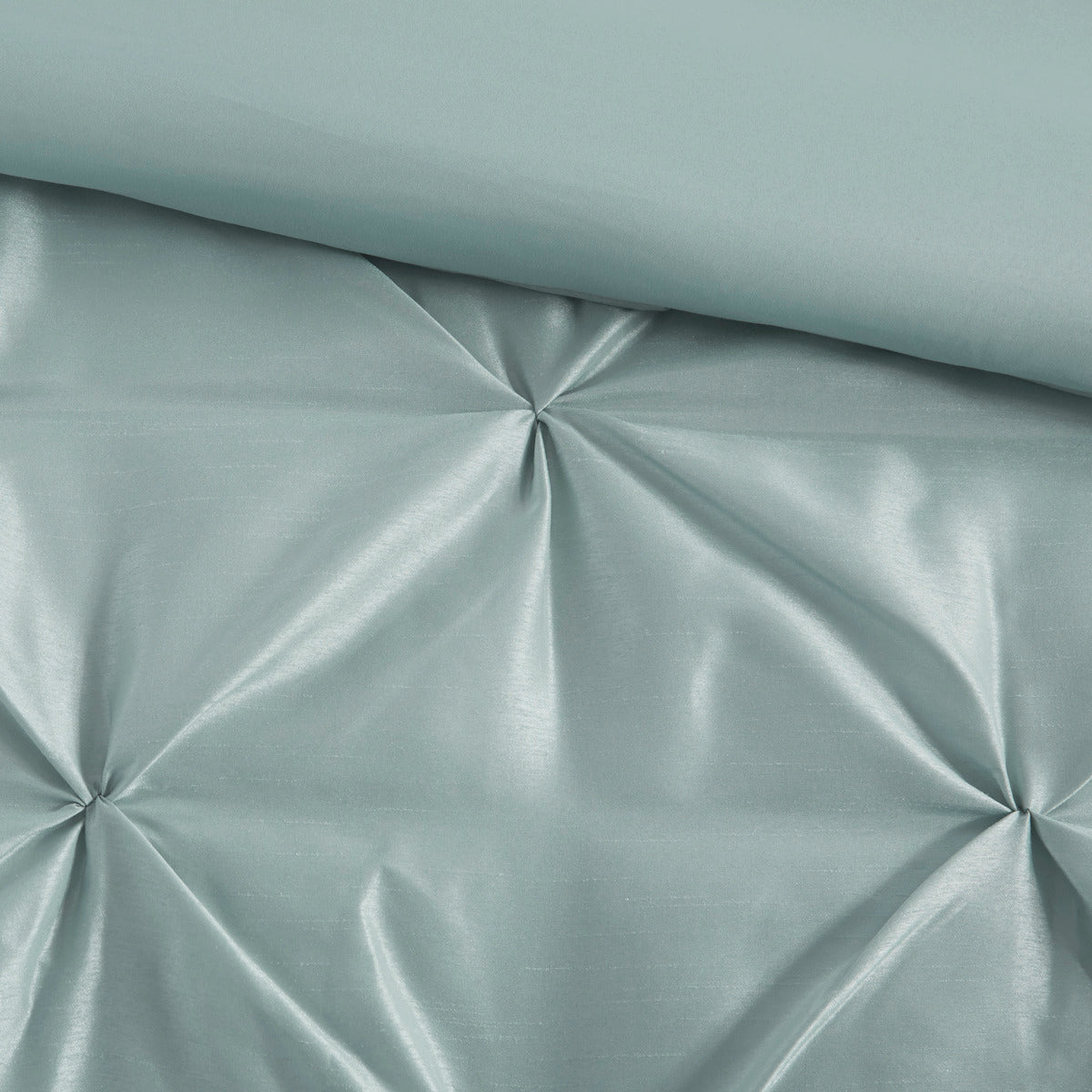 7 Piece Tufted Comforter Set Seafoam King King Seafoam Polyester