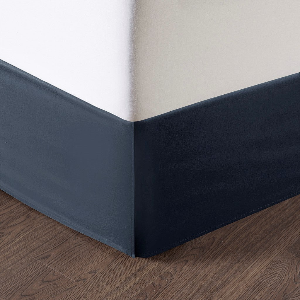 8 Piece Jacquard Comforter Set Navy Silver Cal King California King Navy Silver Polyester