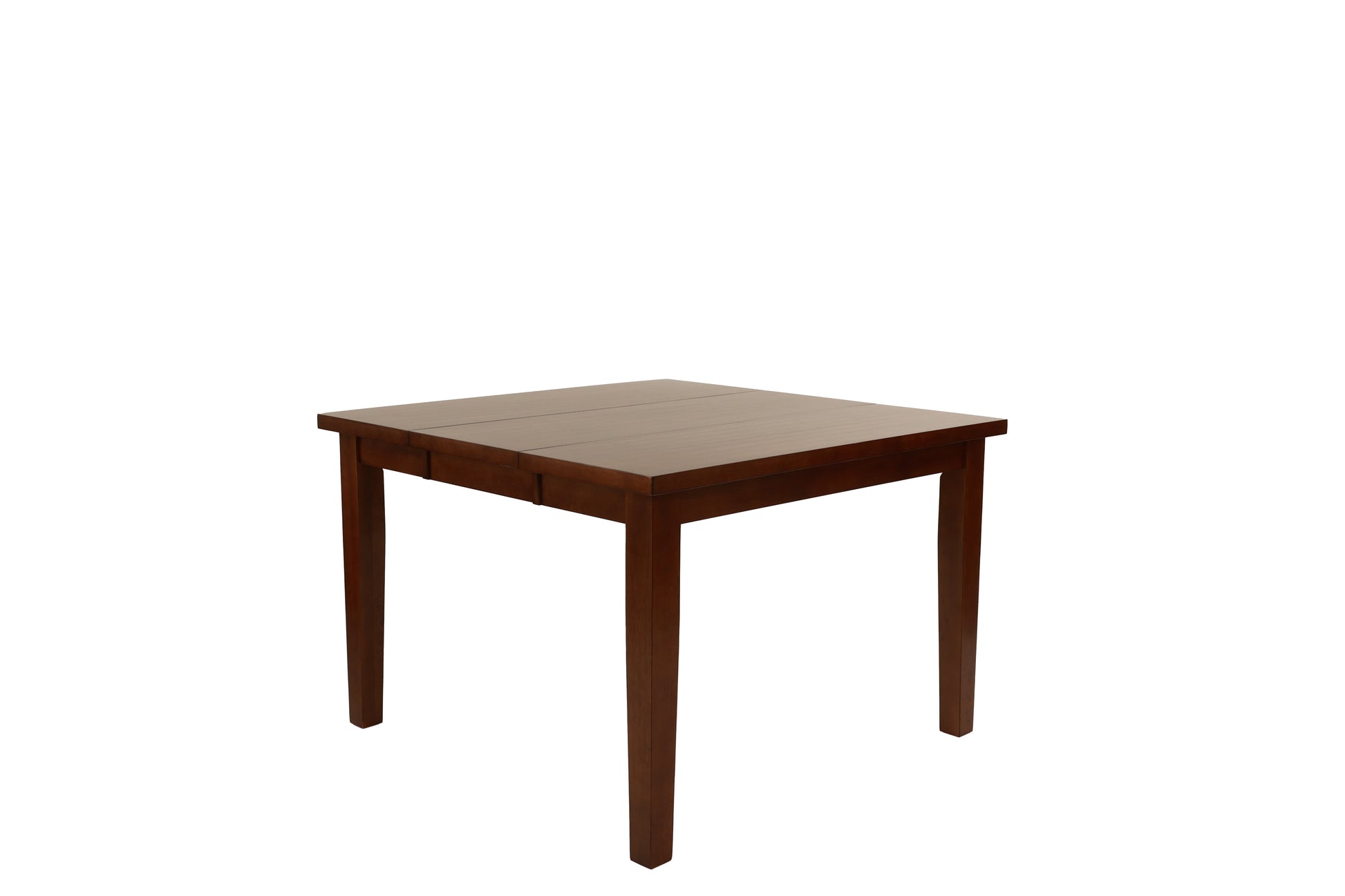 Dining Table Counter Height Dining Table W Leaf 1Pc Table Only Rubber Wood Antique Walnut Wood Finish Dining Room Furniture Walnut Dining Room Contemporary,Modern,Transitional Rubberwood Square Kitchen & Dining Tables Square Solid Wood