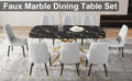 Large Modern Minimalist Rectangular Dining Table With 0.39 