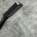 Handheld Shower With Slide Bar And Hose Matte Black Stainless Steel