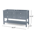 60'' Cabinet Grey Plywood