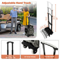 Able To Serve As A Rolling Cooler, Portable Cooler Or Adjustable Hand Truck Gray Gray Metal