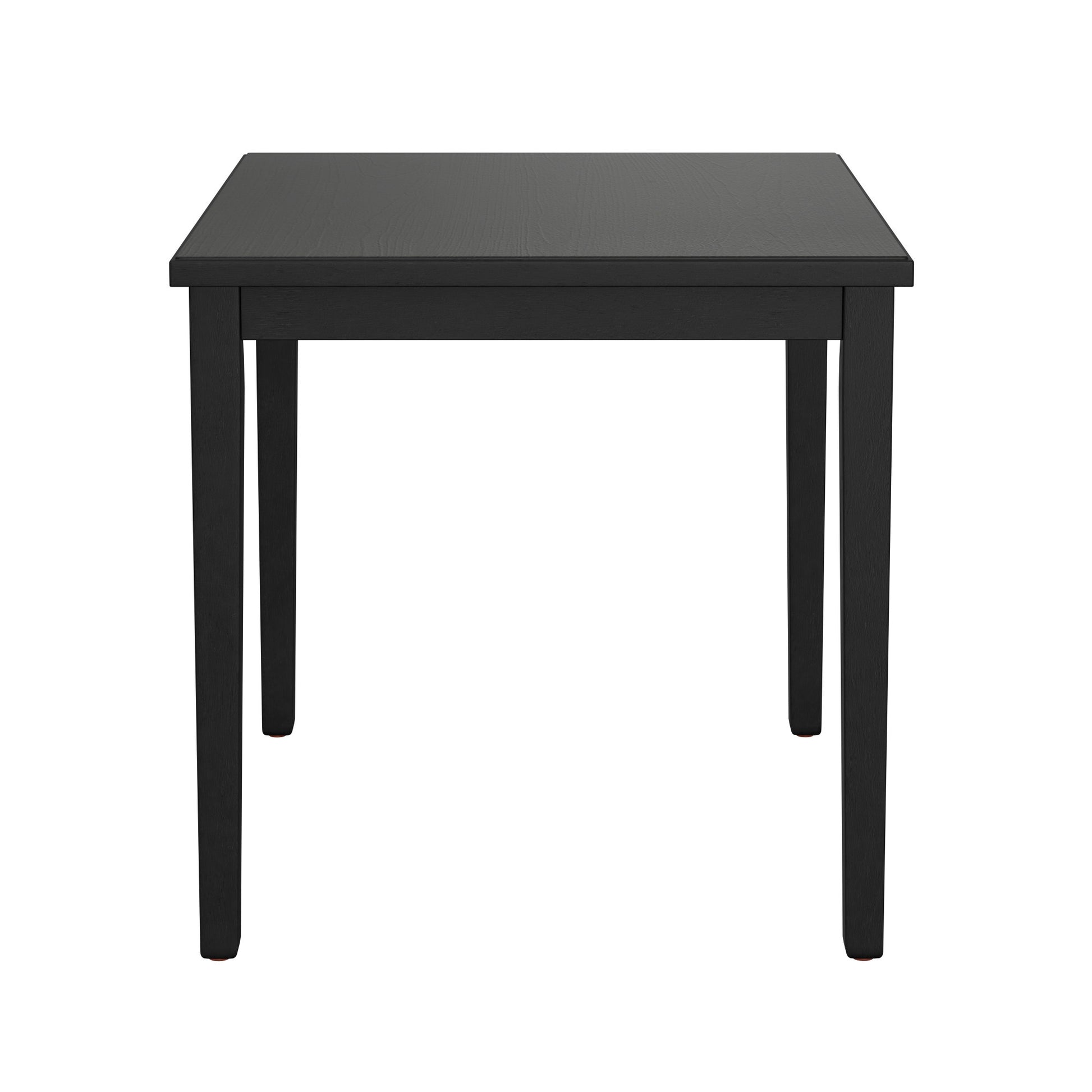 Quaint Black Gathering Height Table Black Engineered Wood