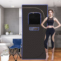 Sojourner Portable Sauna For Home Steam Sauna Tent, Personal Sauna Sauna Heater, Tent, Chair, Remote Included For Home Sauna Enjoy Your Own Personal Spa Grey Cotton Cotton