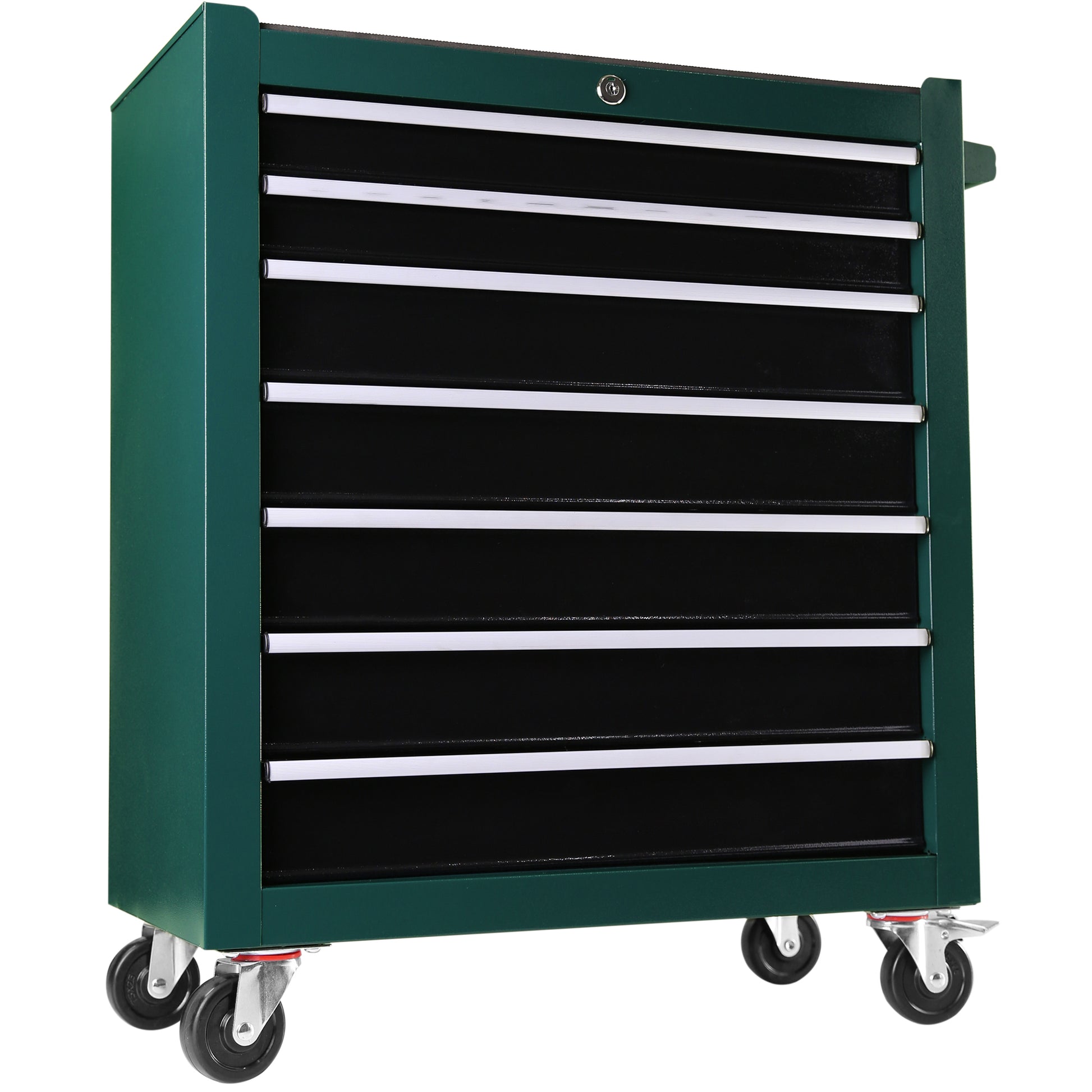 7 Drawer Rolling Tool Cart, Rolling Tool Box On -
