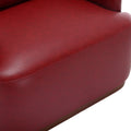 Coolmore Swivel Barrel Chair, Comfy Round Accent Sofa Chair For Living Room, 360 Degree Swivel Barrel Club Chair, Leisure Arm Chair For Nursery, Hotel, Bedroom, Office, Lounge Wine Red Pu Wine Red Primary Living Space Foam Pu Leather