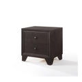 Madison Espresso Finish Nightstand Espresso Synthetic Wood