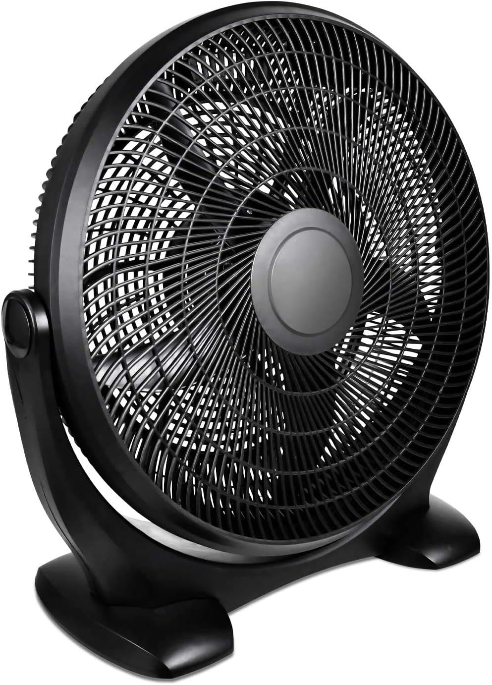 18 Inch 3 Speed Plastic Floor Fans Quiet For Home Commercial, Residential, And Greenhouse Use, Outdoor Indoor, Black Black Plastic