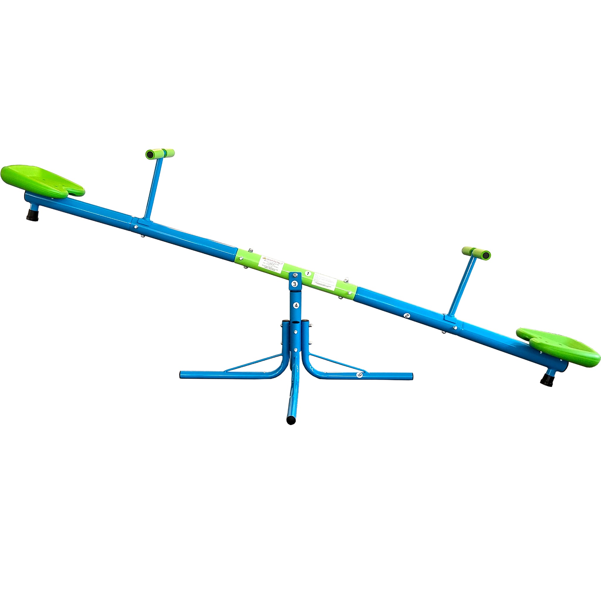 Upgraded Seesaw,Swiveling 360 Degrees Toddlers Sit And Spin Teeter Totter, Kids Outdoor Play Equipment For Backyard Playground Dark Blue 200 Lbs & Over 5 To 8 Years Metal Indoor & Outdoor Use