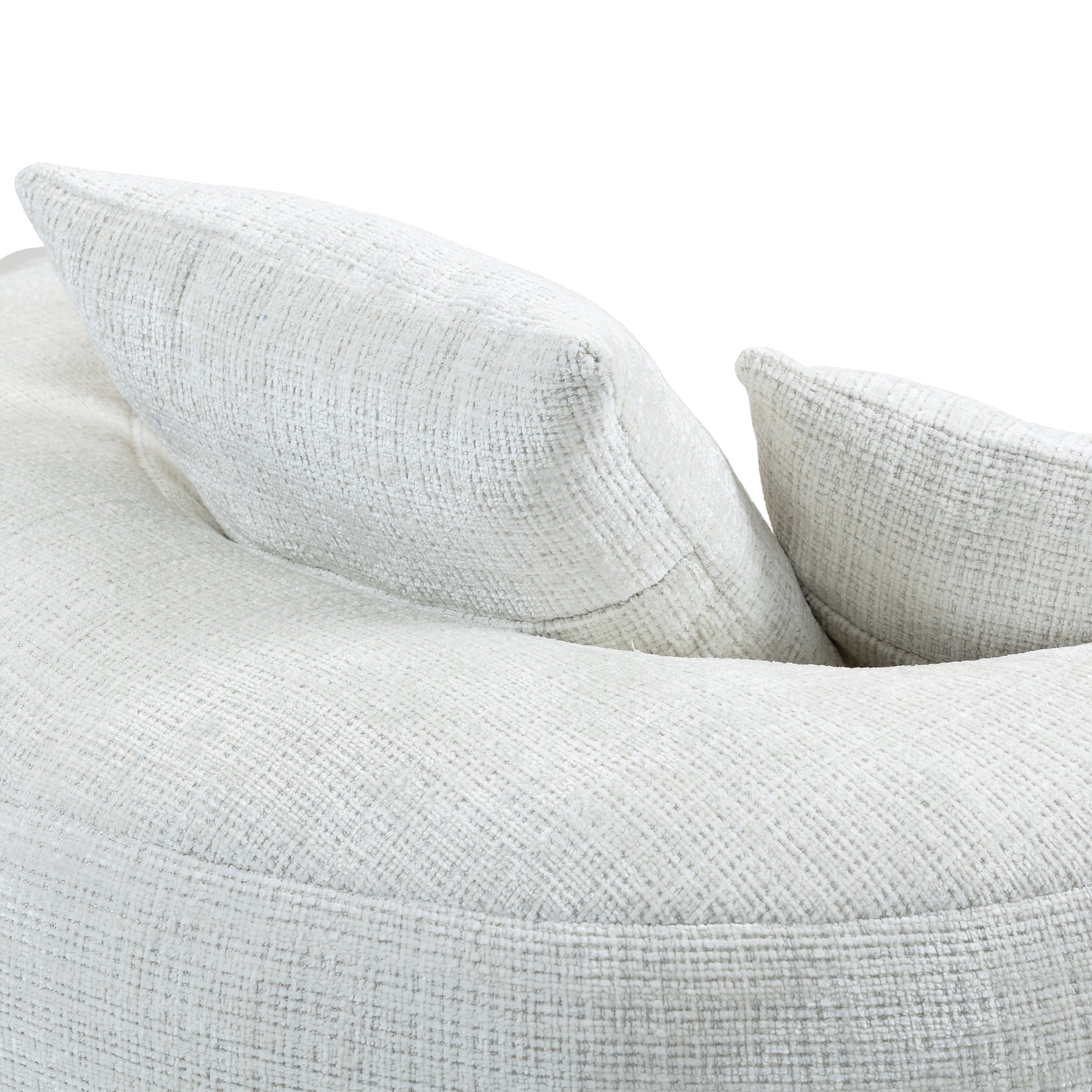 Coolmore Lazy Sofa Durable Comfort Lounger High Back Bean Bag Chair Couch With Three Pillows For Adults And Kids, Indoor & Outdoor, Single Gaming Sofa Chair For Bedroom,Office Beige Chenille Beige Foam Chenille 1 Seat