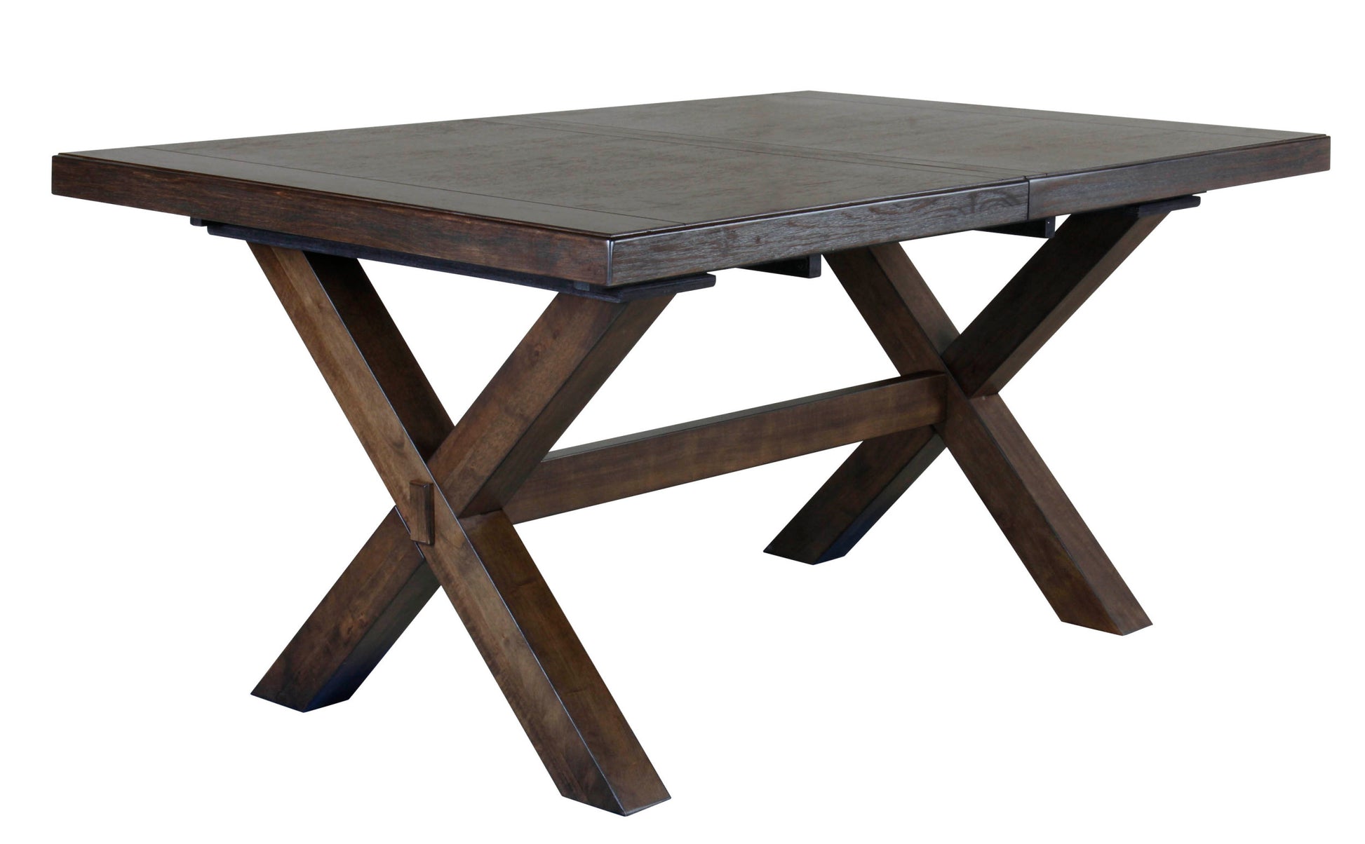 Astoria Trestle Table Dark Brown Dark Brown Wood