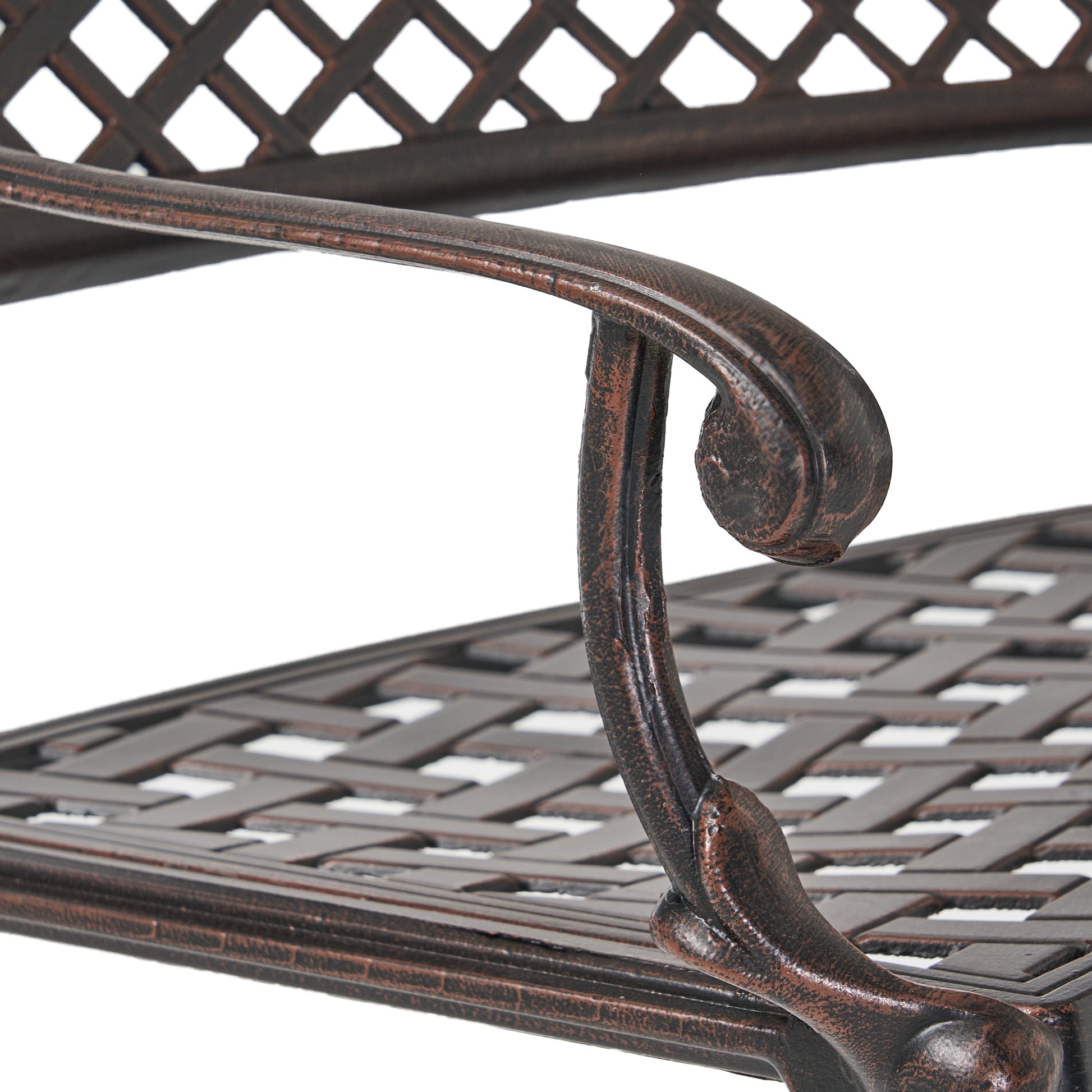 Tahoe Sector Bench Copper Aluminium