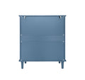 2 Door 2 Drawer Cabinet, American Furniture, Suitable For Bedroom, Living Room, Study Blue Mdf