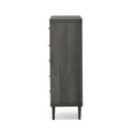 Nordic 5 Drawer Chest Grey Mdf