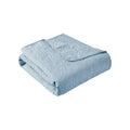 Oversized Quilted Throw Blue 60X70