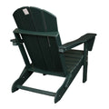 Folding Adirondack Chair, Relaxing Stackable Arm Rest Ergonomic Hdpe All Weather Adirondack Chair No Adirondack Dark Green Uv Resistant Frame Garden & Outdoor American Design,American Traditional Complete Patio Sets Hdpe