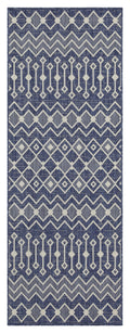 Sunshine Gc Har2019 Blue 7 Ft. 10 In. X 10 Ft. 3 In. Indoor Outdoor Area Rug Blue Polyester Polypropylene