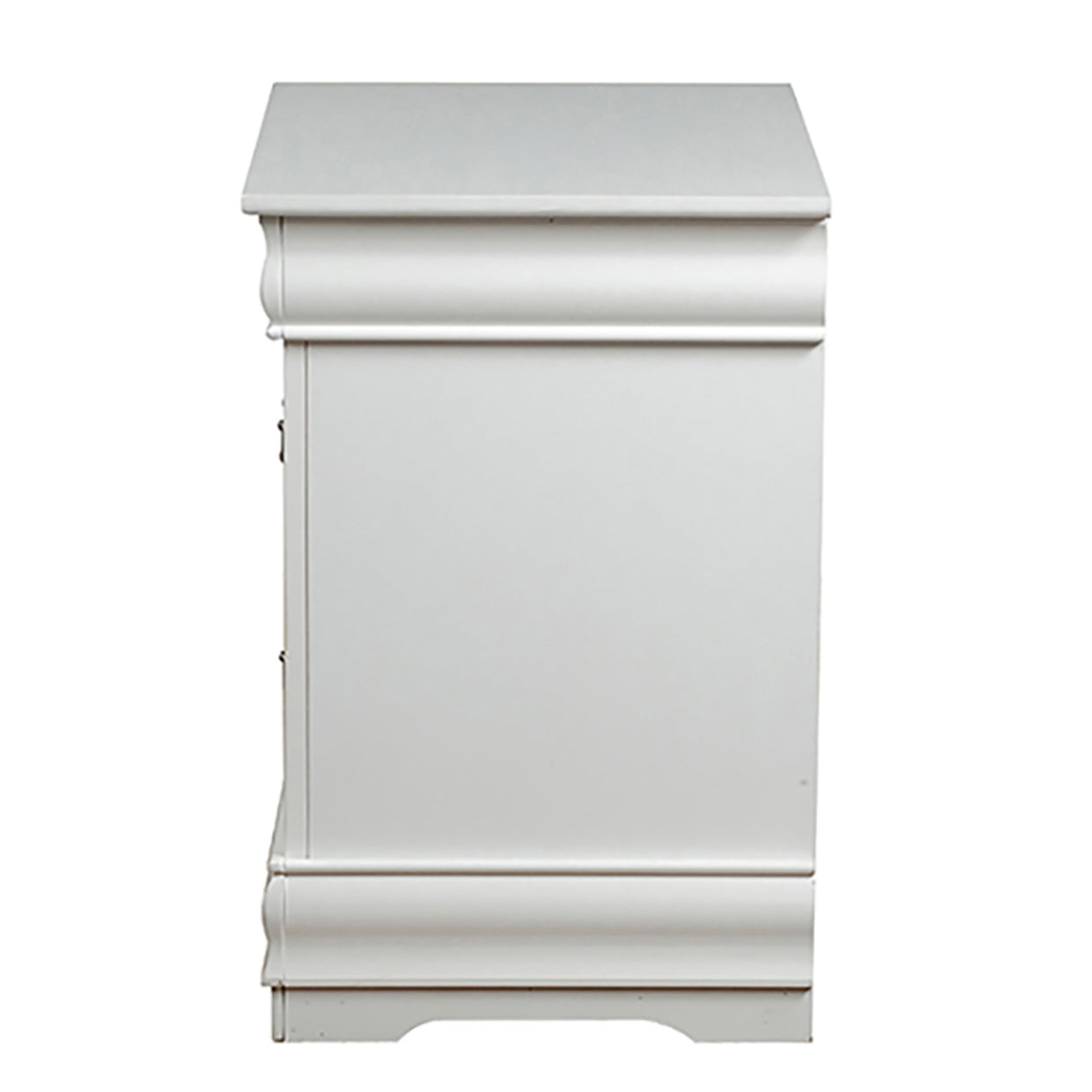 White 2 Drawer Nightstand White White 2 Drawers Bedroom Rectangle Transitional Pine Drawers White Wood