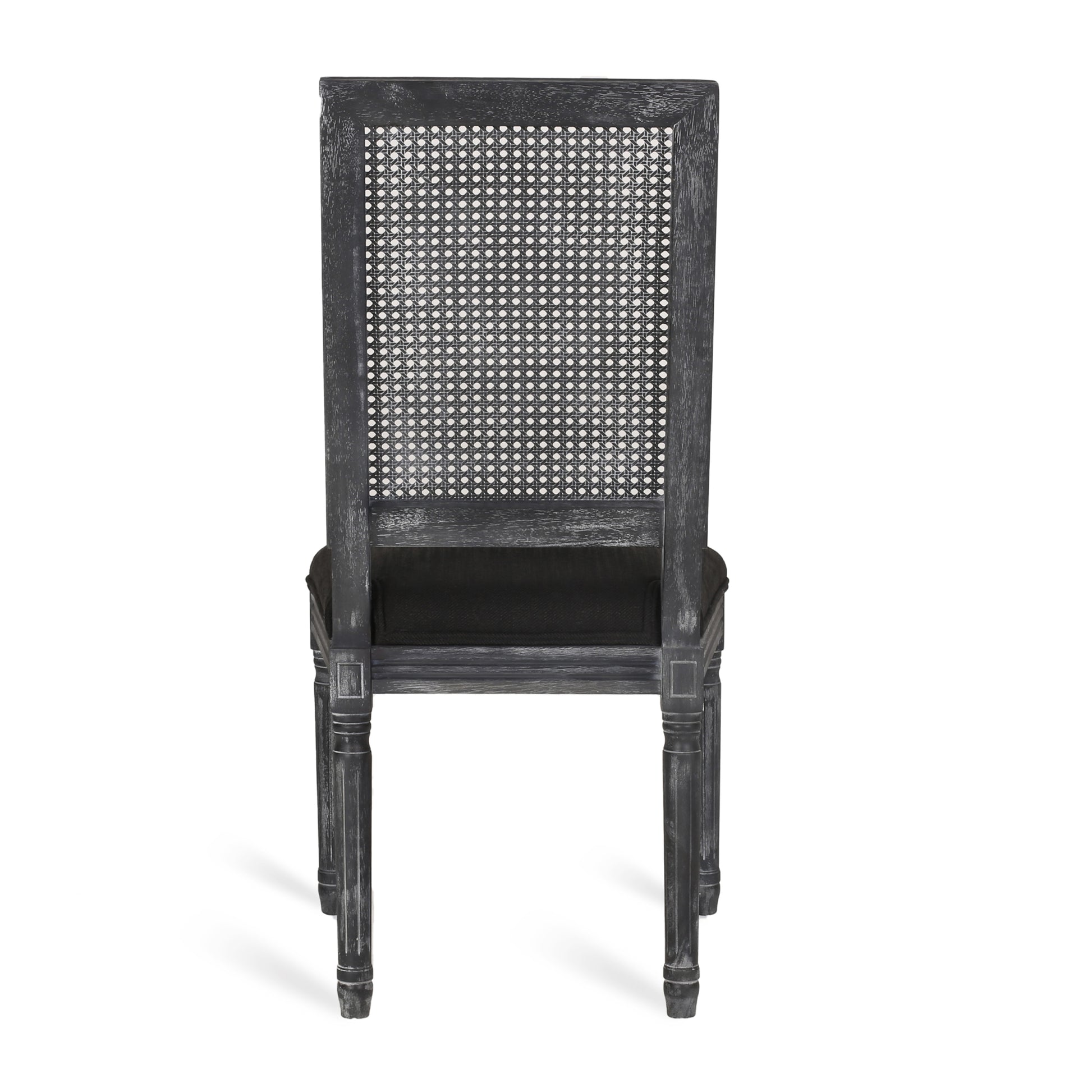 Dining Chair Black Fabric