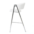 Modern Bar Stools Mp2 Set Of 2 Ivory Pu