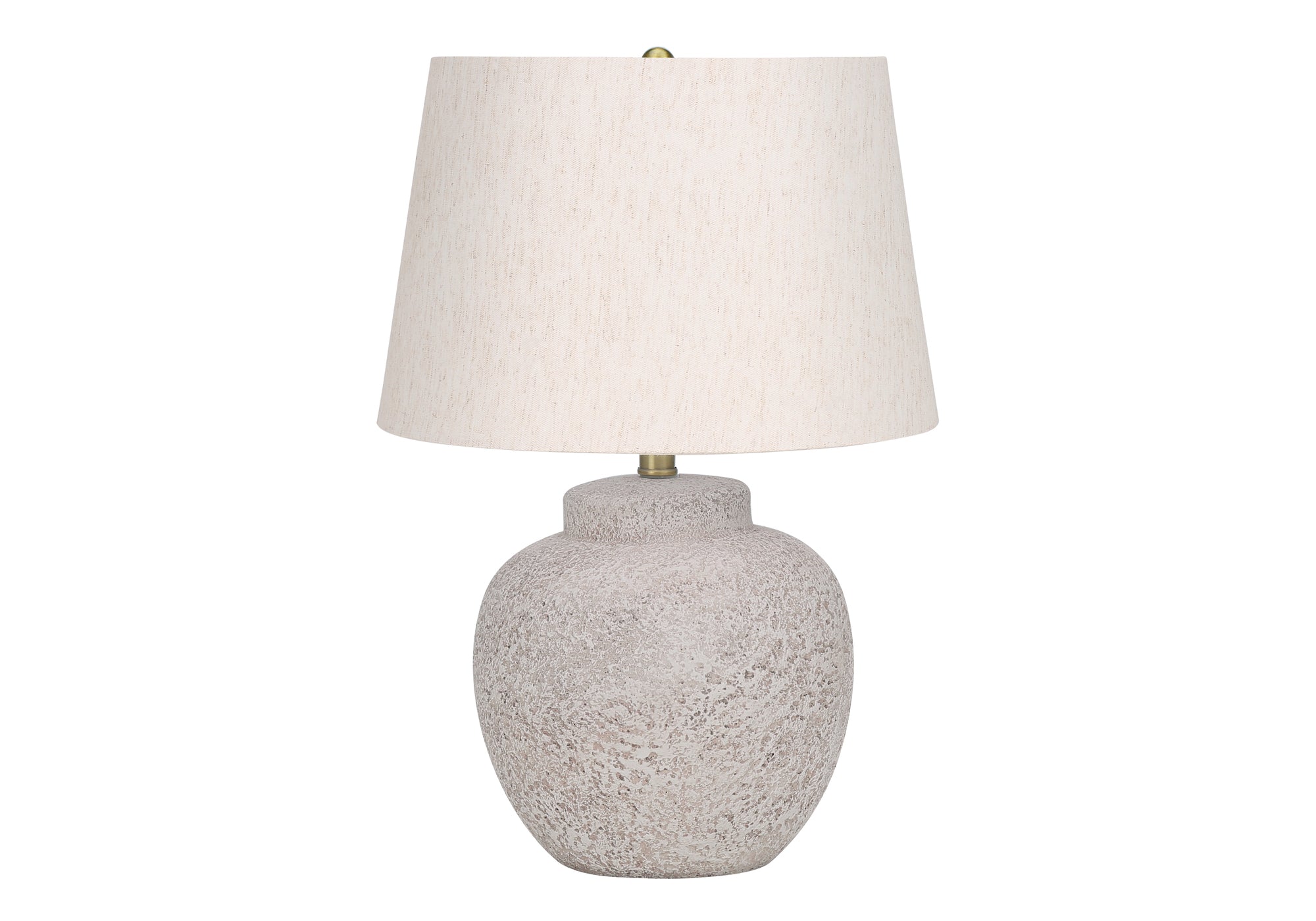 Lighting, 22"H, Table Lamp, Cream Concrete, Ivory Cream Shade, Modern Cream Concrete