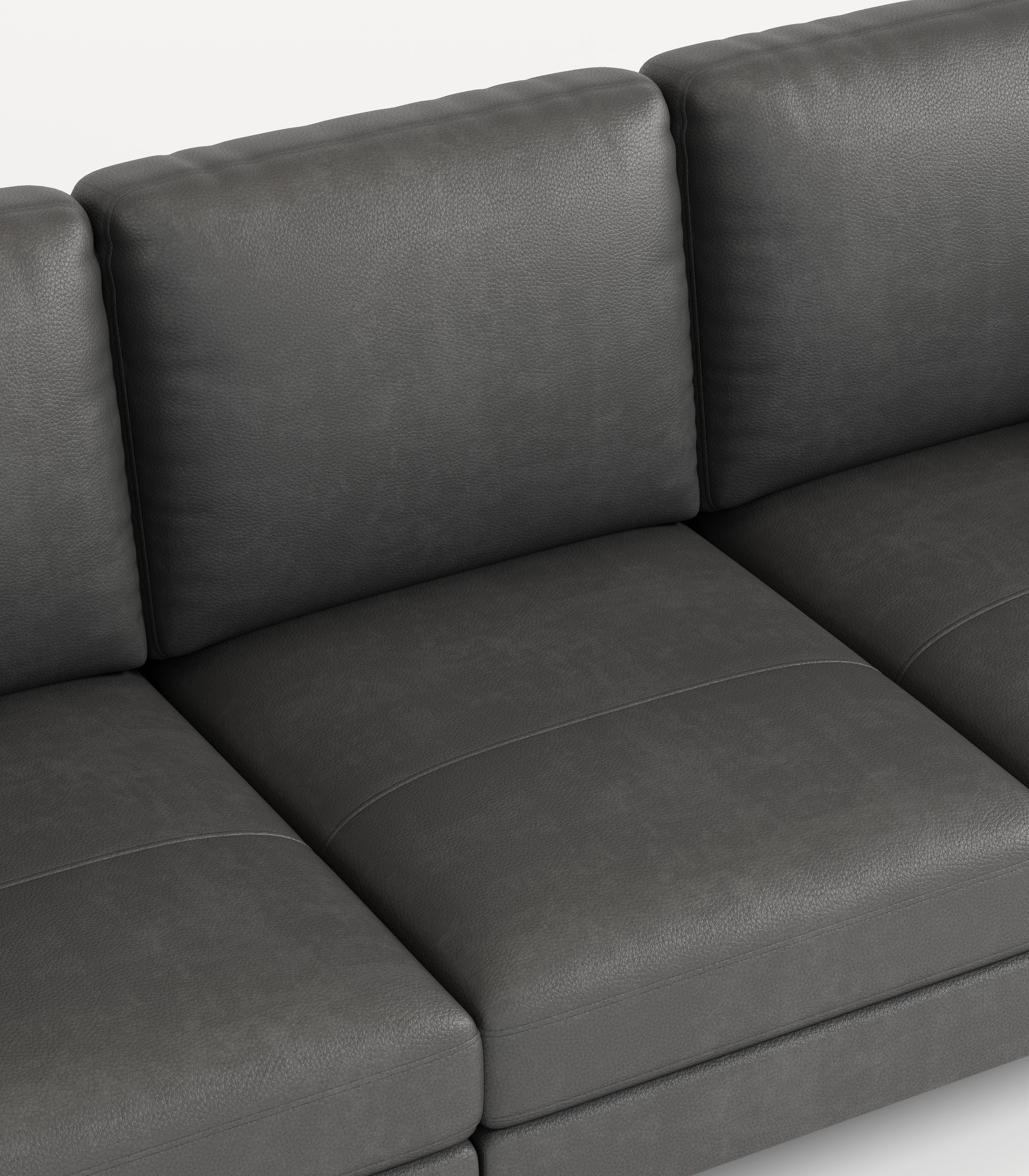 77"Antique Gray Luxury Genuine Leather Match Contemporary Sofa With Usb Charger,3 Seats Comfy Coach For Living Room Home Office Antique Gray Wood Primary Living Space American Design Foam Genuine Leather 3 Seat