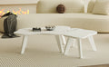 Modern Minimalist White Table Top. Cloud Shape Gives You A Experience, Computer Desk. The Game Table. Suitable For Dining And Living Rooms. White Mdf