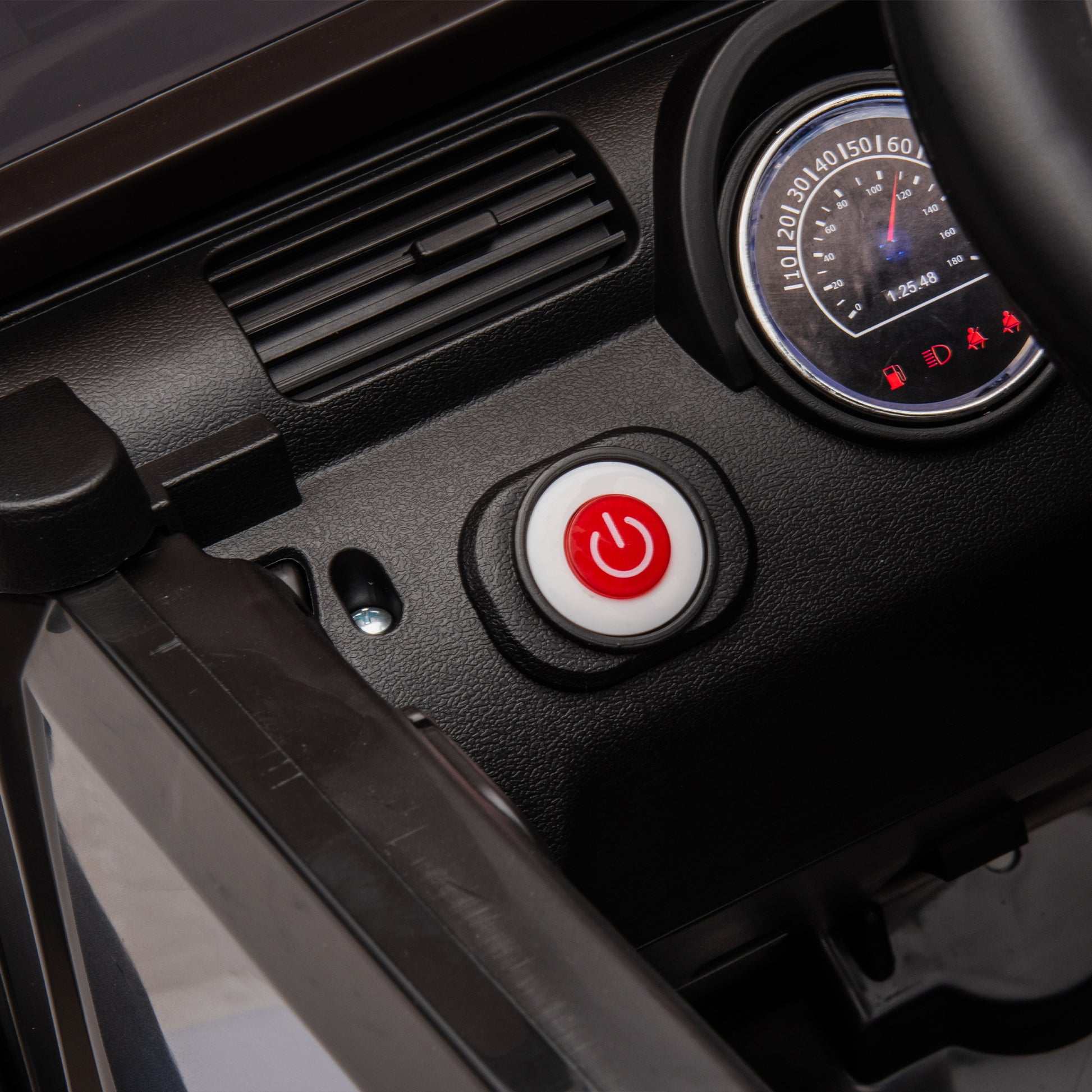 24V Two Seater Kids Ride On Car W Parents Remote Control, Licensed Toyota Lc250,2Wd,110W Motors,With Shovel,Three Point Seat Belt,Slow Start,Speed Adjustment,Bluetooth,Music For Kids Aged 3 . Black 100 149 Lbs Polypropylene