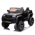 24V Two Seater Kids Ride On Car W Parents Remote Control, Licensed Toyota Lc250,2Wd,110W Motors,With Shovel,Three Point Seat Belt,Slow Start,Speed Adjustment,Bluetooth,Music For Kids Aged 3 . Black 100 149 Lbs Polypropylene