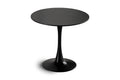 Round Dining Table Small Black Kitchen Table 31.5