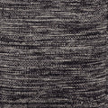 Omari Square Handwoven Woolen Pouf Black Black Fabric