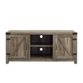 Farmhouse Barn Door Tv Stand For Tvs Up To 65