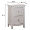 White 2 Drawer Nightstand White White 2 Drawers Bedroom Rectangle Transitional Pine Drawers White Wood