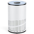 Portable Air Purifiers With Air Quality Monitor For Home Bedroom Large Room Covers Up To 1200Ft , 360 Outlet Air Cleaner, 25Db Sleep Mode White Plastic