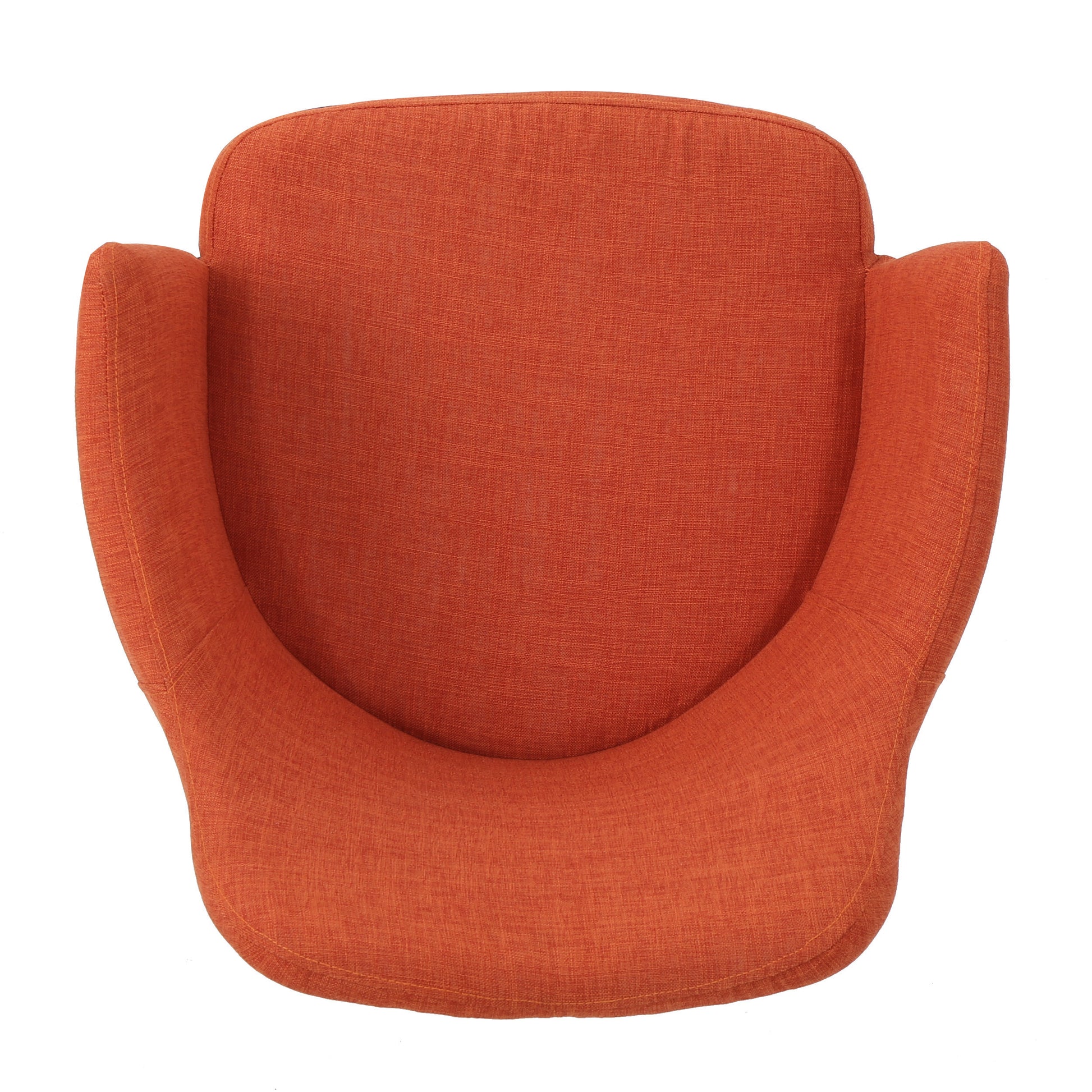 Dining Chair Orange Fabric