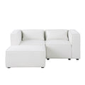 Modular Sofa Beige Chenille Fabric, Simple And Grand, The Seat And Back Is Very Soft. This Is Also A Knock Down Sofa Beige Chenille 3 Seat