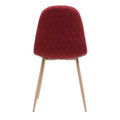 Dining Chair Red Fabric