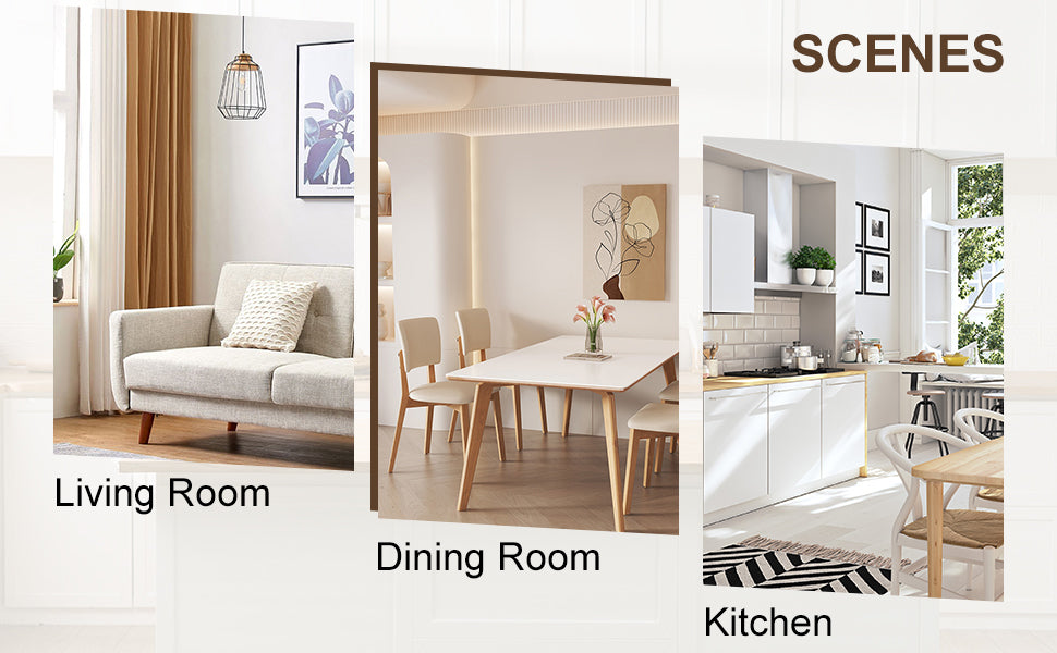 Wood Colored Mdf Desktop With Rubber Wooden Legs, Foldable Computer Desk, Foldable Office Desk, Solid Wood Dining Chair With Small Curved Back And Pu Cushion, Zd 1545 Dx 2361 Wood Seats 4 Wood