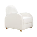 Uma Reclining Chair Cream Fabric