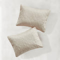 3 Piece Reversible Bedspread Set Cream King Cal King King Cream Microfiber