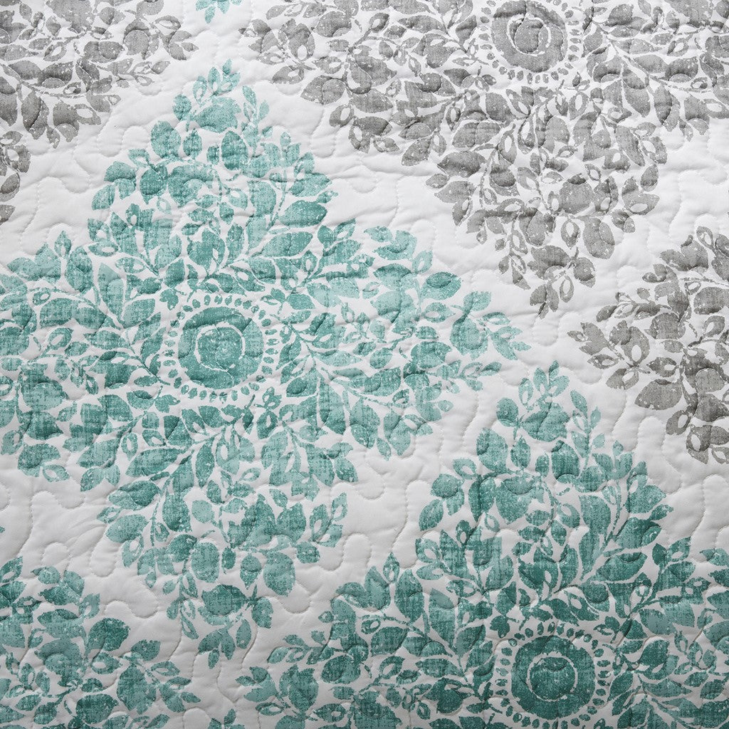 6 Piece Reversible Daybed Cover Set Aqua Daybed Aqua Cotton