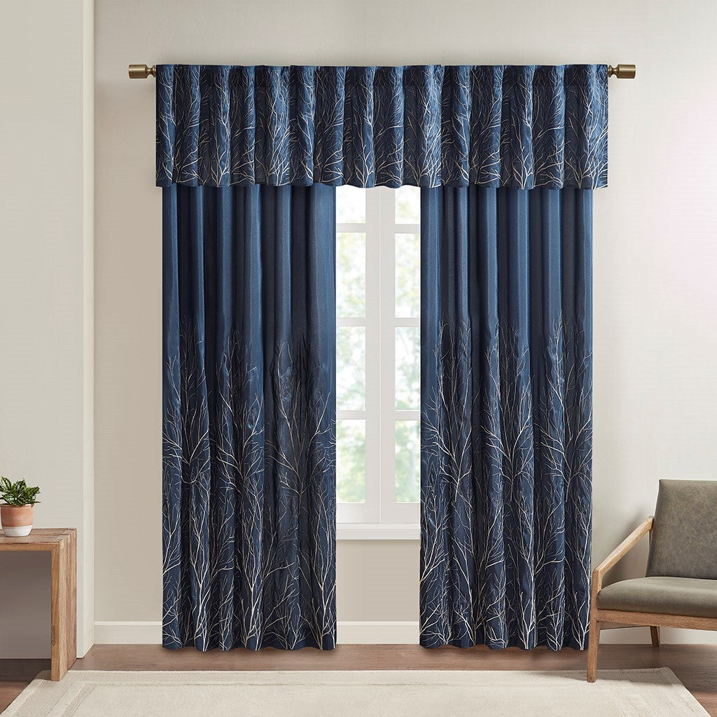 Curtain Panel Only 1 Pc Panel Navy Cotton