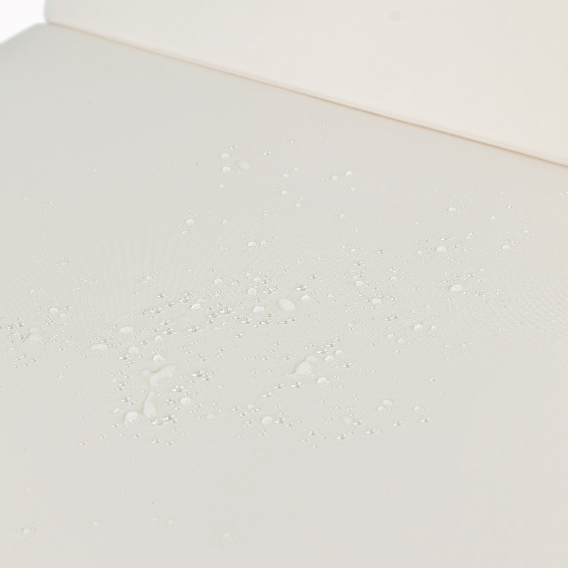 Broadway Ian Chaise Lounge Cushion Three Folds Cream Waterproof Fabric